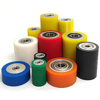 Rubber coated bearing