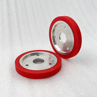 Rubber coated wheel